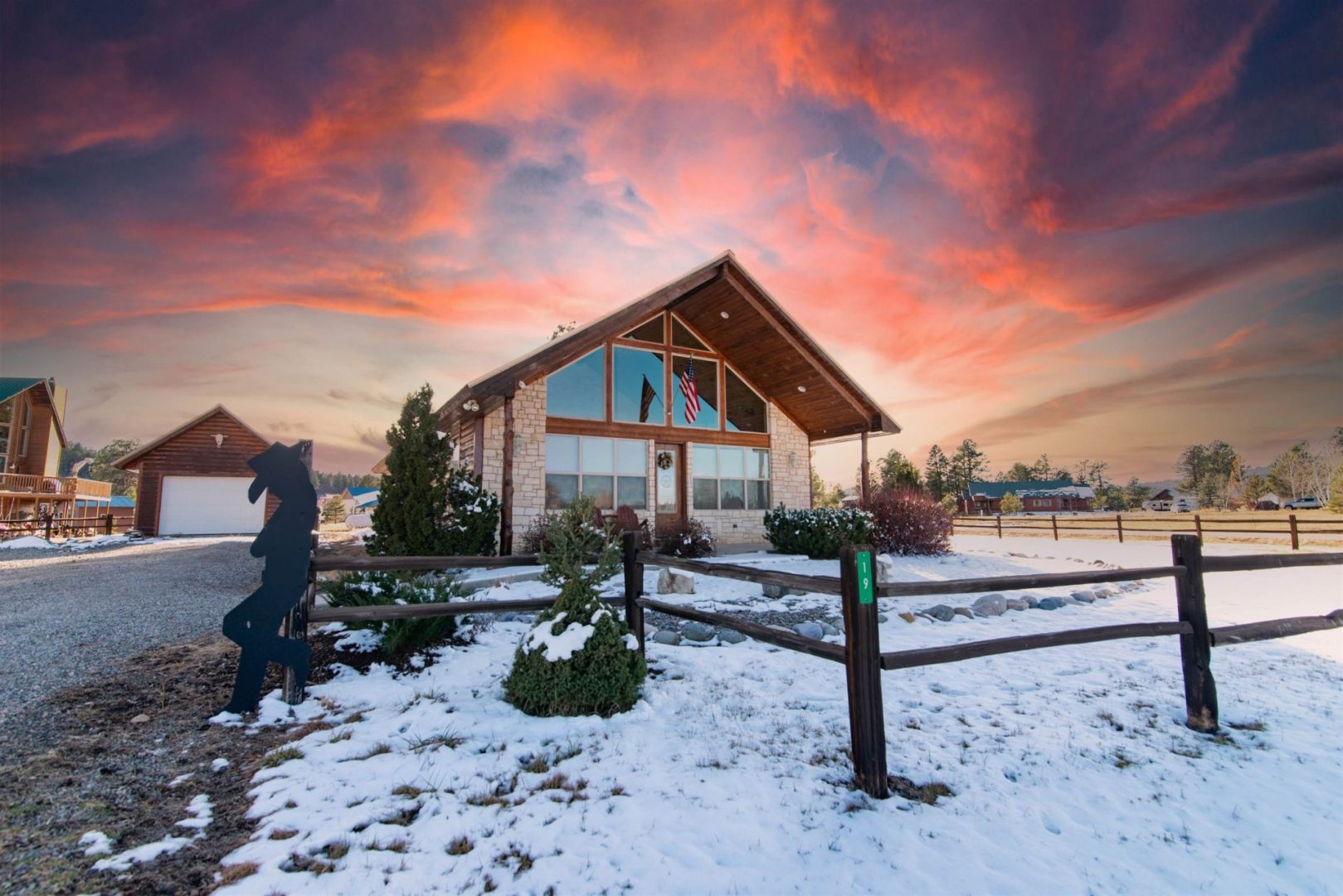 House covered with so many snowfall at a place