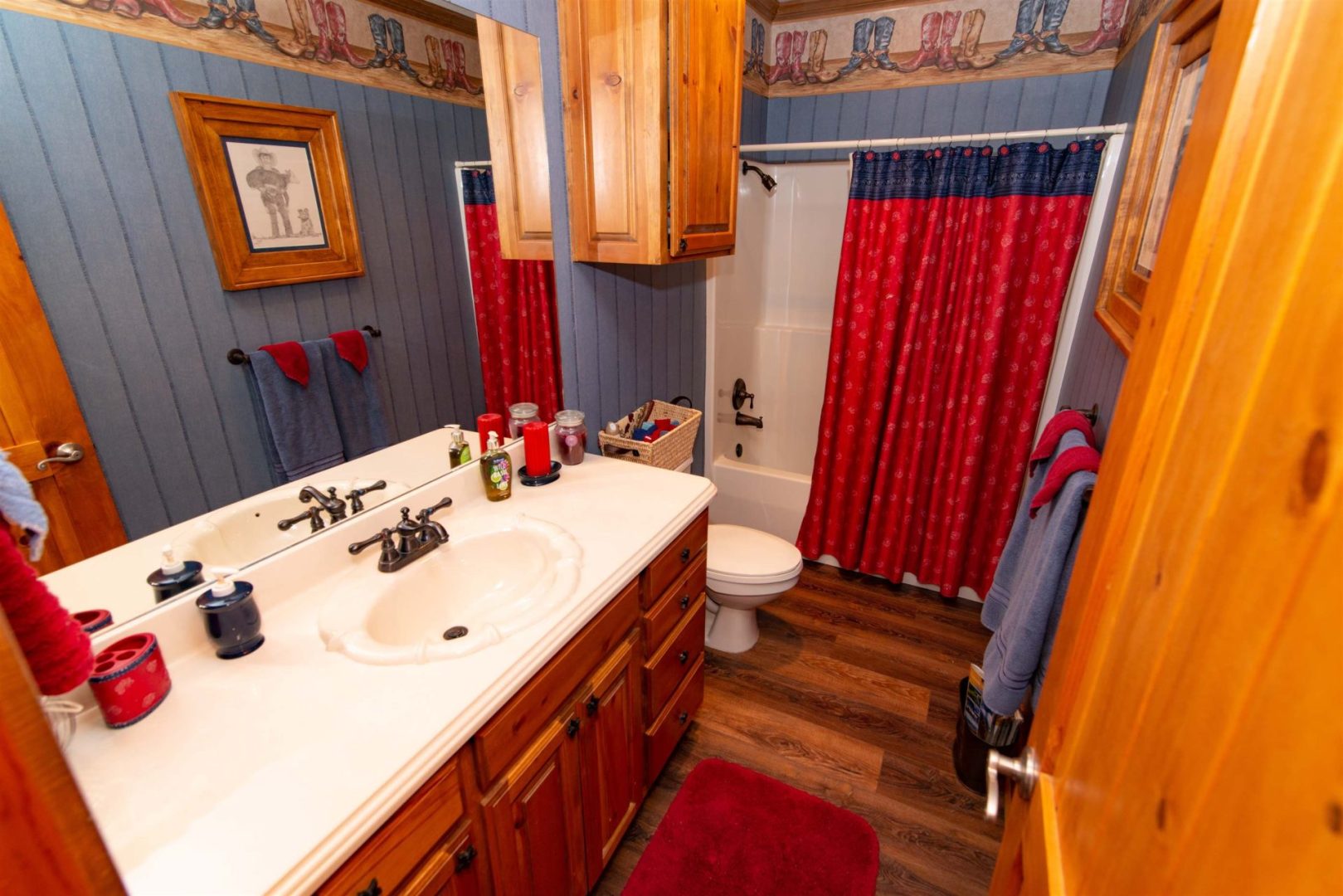 Bathroom area along with a wash basin