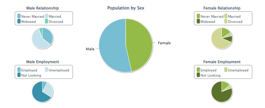 population by sex