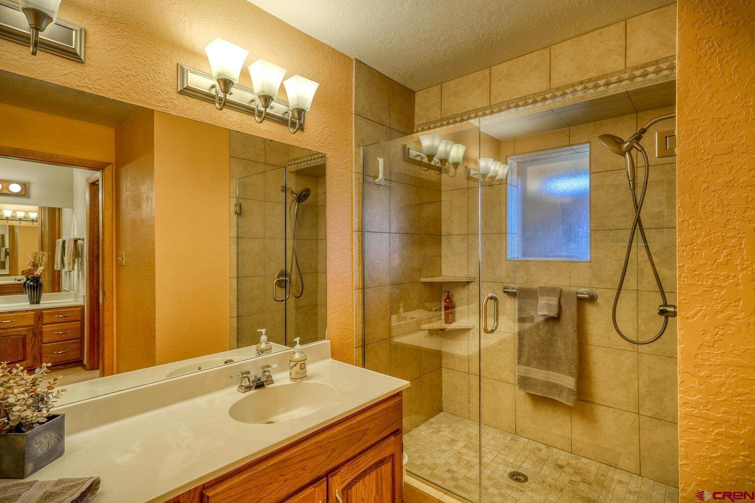 Beautiful bathroom of a house with some bathing areas